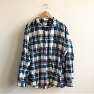 UNIQLO - men’s flannel long sleeve shirt